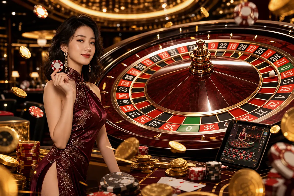 888kiss Casino antara muka permainan roulette langsung
